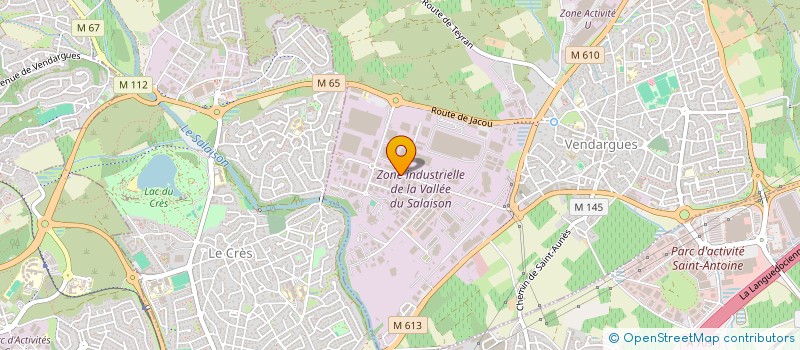 localisation de l'entreprise PBND MONTPELLIER à VENDARGUES