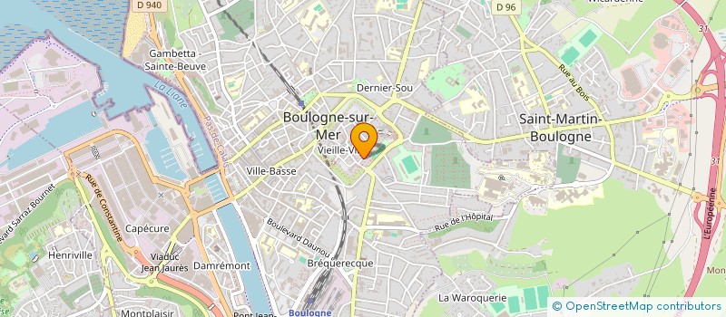 localisation de l'entreprise PBO à BOULOGNE-SUR-MER