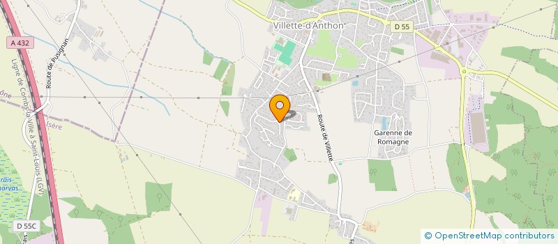 localisation de l'entreprise PBP  VILLETTE-D'ANTHON
