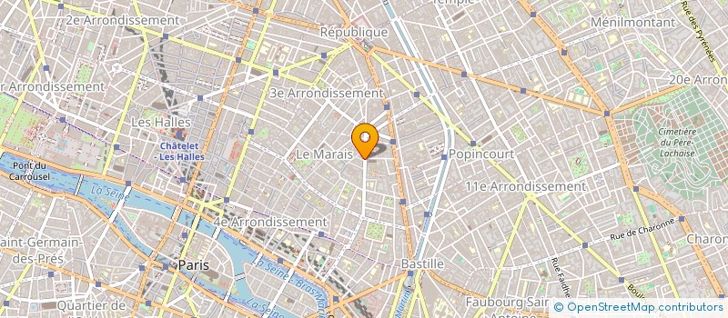 localisation de l'entreprise PBR  PARIS