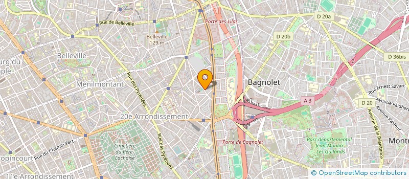 localisation de l'entreprise PBS  PARIS