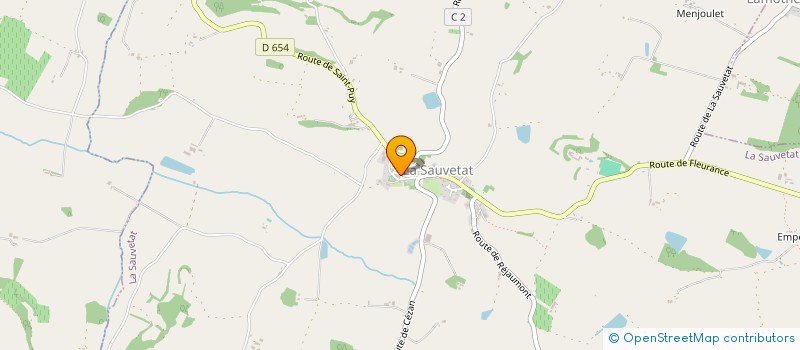 localisation de l'entreprise PBS  FLEURANCE