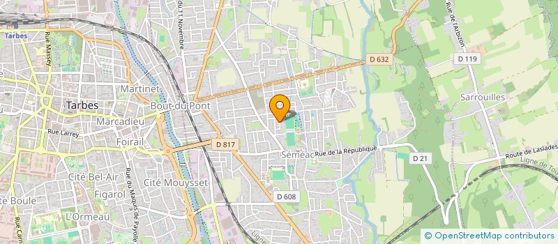 localisation de l'entreprise PBS  SEMEAC