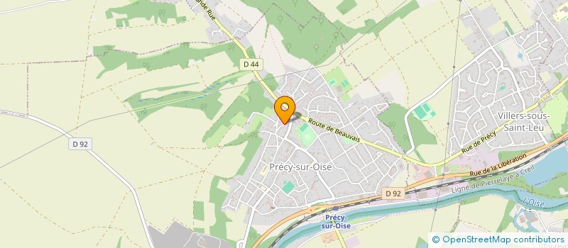 localisation de l'entreprise PBS PAPETERIE à PRECY-SUR-OISE