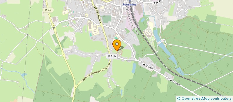 localisation de l'entreprise PBSA  FOURMIES