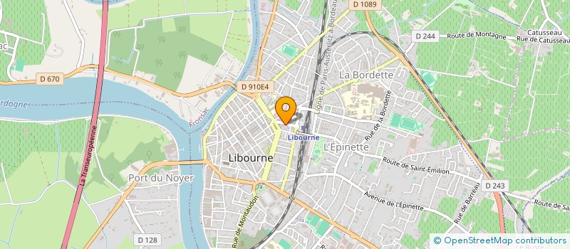 localisation de l'entreprise PBSL à LIBOURNE