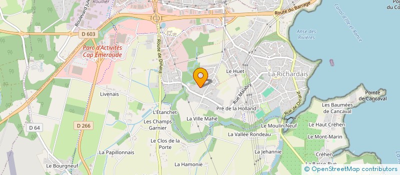 localisation de l'entreprise PBT IMMO  LA RICHARDAIS