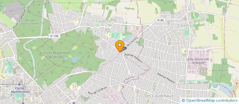 localisation de l'entreprise PBT PEINTURE à COUBRON