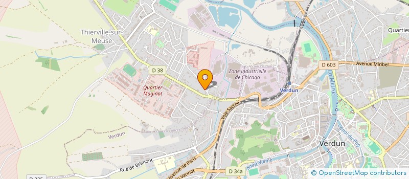 localisation de l'entreprise PBT TECHNOLOGIES à THIERVILLE-SUR-MEUSE