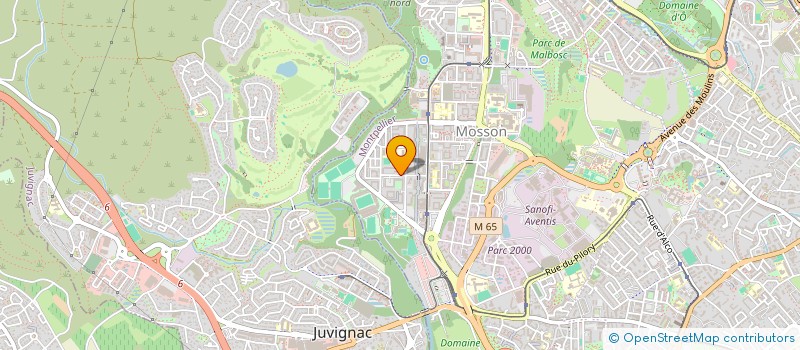 localisation de l'entreprise PBTEC à MONTPELLIER