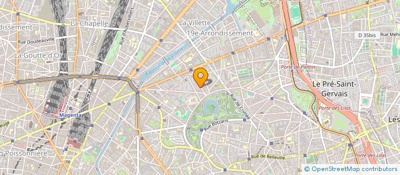 localisation de l'entreprise PBTP  PARIS