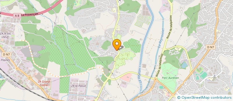 localisation de l'entreprise PBTP à FREJUS