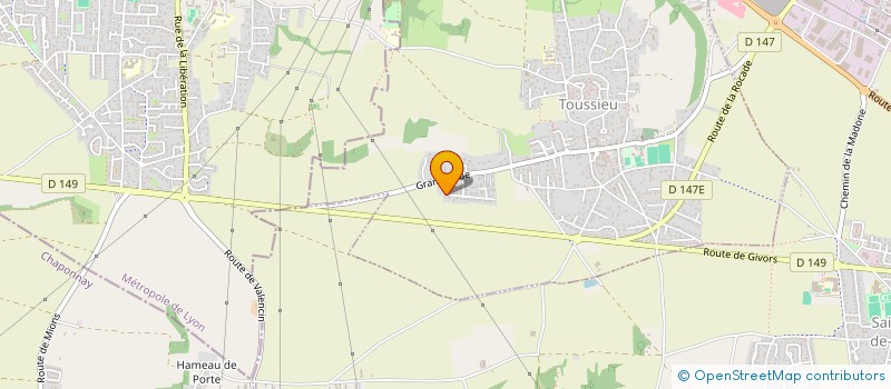 localisation de l'entreprise PBTS ONE  TOUSSIEU