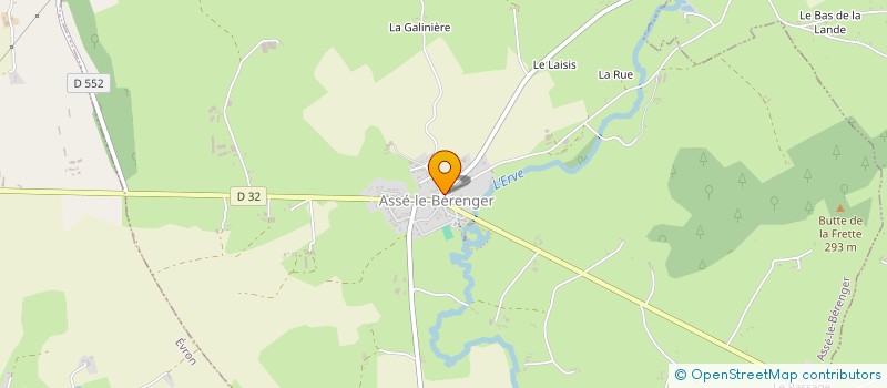 localisation de l'entreprise PBUDO53  EVRON