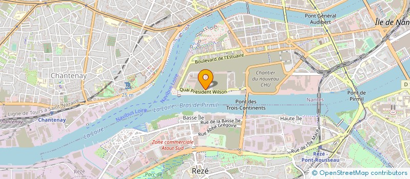 localisation de l'entreprise PBV à NANTES