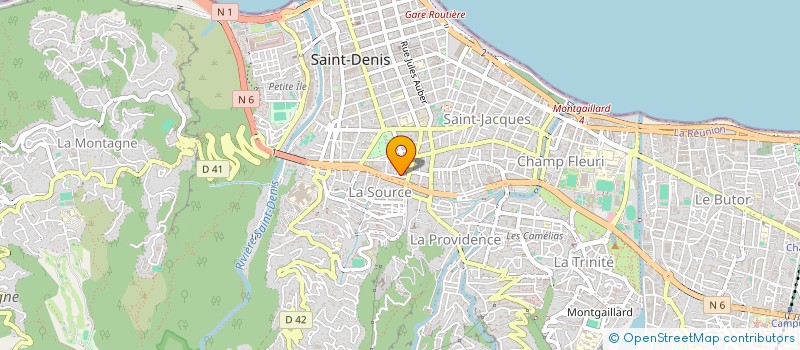 localisation de l'entreprise PBV MARINE à SAINT-DENIS