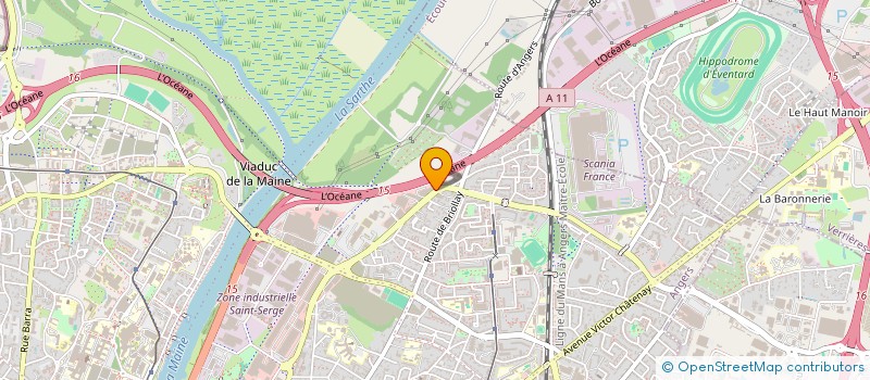 localisation de l'entreprise PC  ANGERS