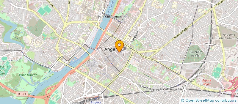 localisation de l'entreprise PC ANGERS à ANGERS