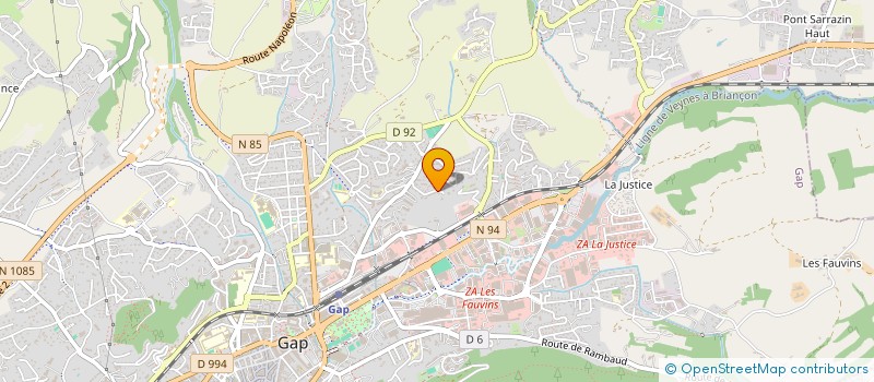 localisation de l'entreprise PC AQUASERVICE  GAP