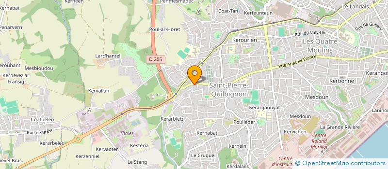 localisation de l'entreprise PC AUTOMOBILES à BREST