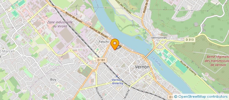 localisation de l'entreprise PC-AVENIR  VERNON