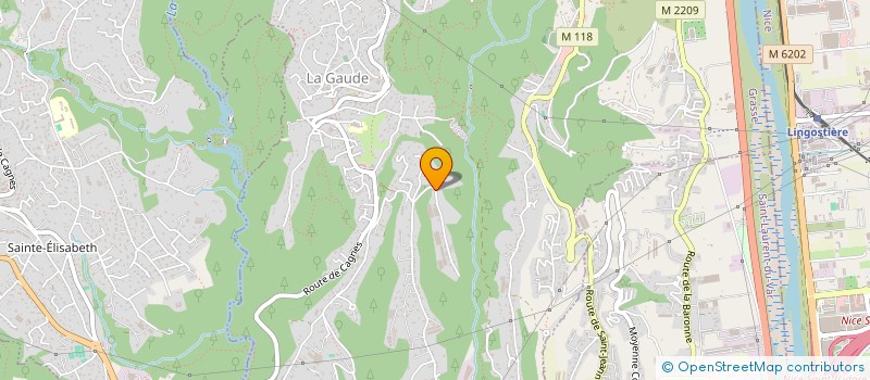 localisation de l'entreprise PC AWAY  LA GAUDE