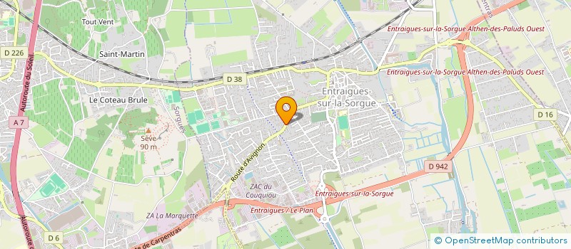 localisation de l'entreprise PC BEACH  ENTRAIGUES-SUR-LA-SORGUE