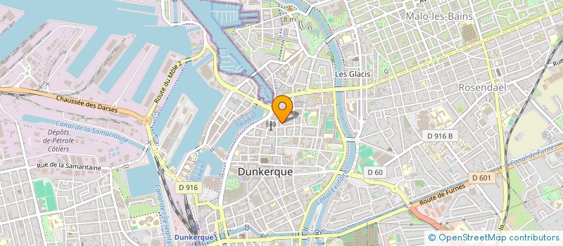 localisation de l'entreprise PC CASH à DUNKERQUE