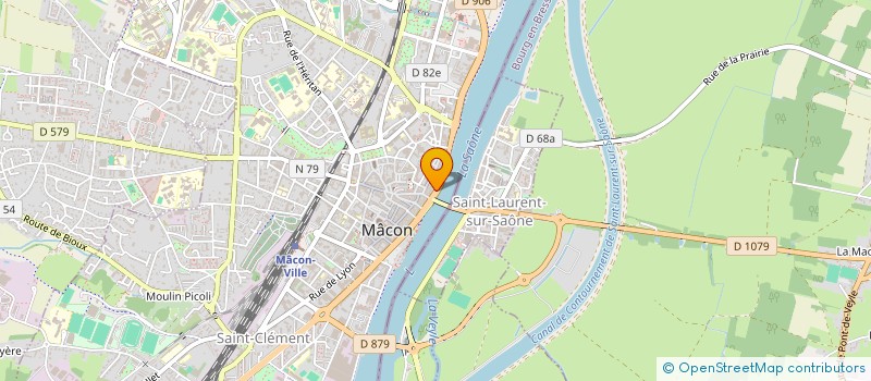 localisation de l'entreprise PC CITY  MACON