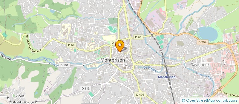 localisation de l'entreprise PC CLICK  MONTBRISON