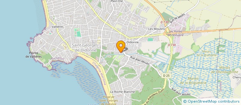 localisation de l'entreprise PC CLIM  SAINT-GEORGES-DE-DIDONNE