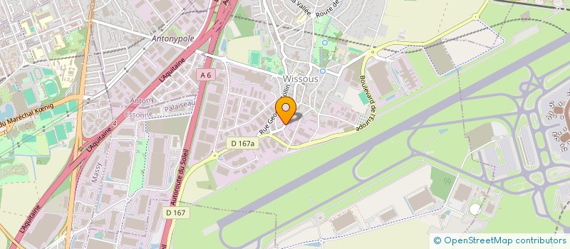 localisation de l'entreprise PC COMMUNICATIONS à WISSOUS