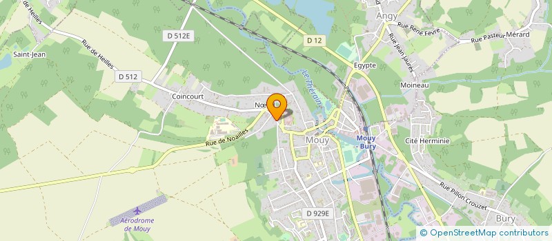 localisation de l'entreprise PC CONFORT-ENERGIE  MOUY