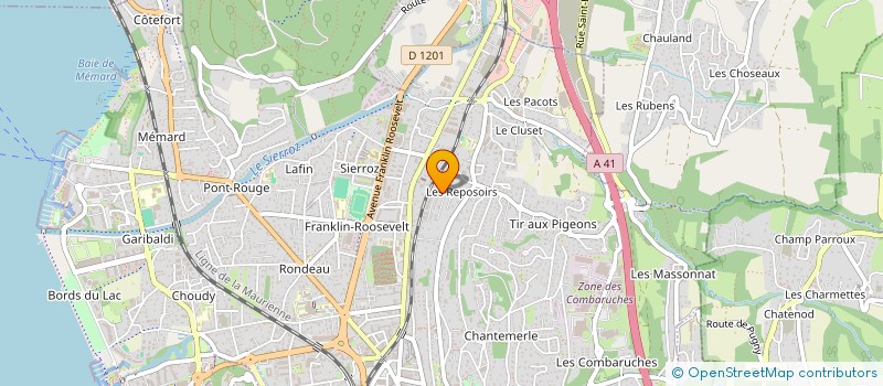 localisation de l'entreprise PC CONSEIL 73 à AIX-LES-BAINS