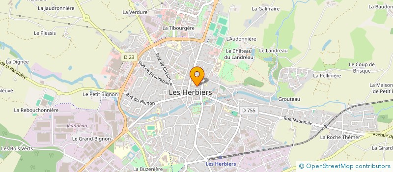 localisation de l'entreprise PC CONSEILS  LES HERBIERS