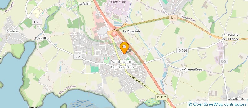 localisation de l'entreprise PC CONSEILS  SAINT-JOUAN-DES-GUERETS