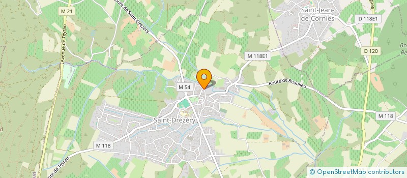 localisation de l'entreprise PC DB  SAINT-DREZERY