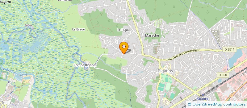 localisation de l'entreprise PC DELTA JL  BIGANOS