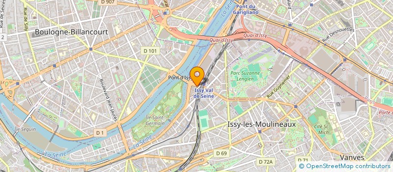 localisation de l'entreprise PC DOCS SARL à ISSY-LES-MOULINEAUX