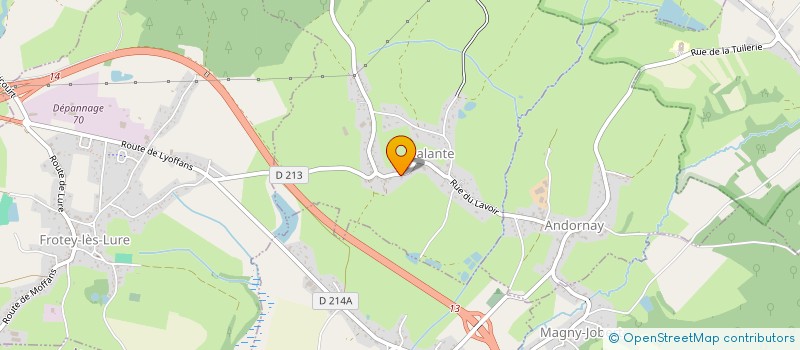 localisation de l'entreprise PC ECHARD  PALANTE