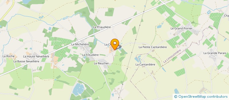 localisation de l'entreprise PC'ELEC  LA LIMOUZINIERE