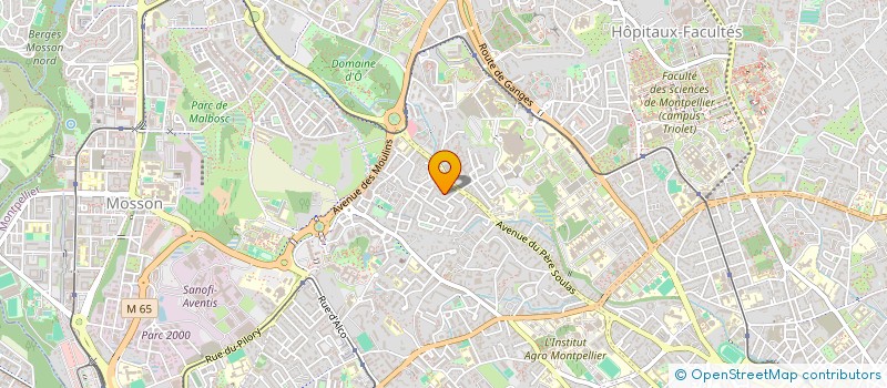 localisation de l'entreprise PC ENTREPRISES  MONTPELLIER