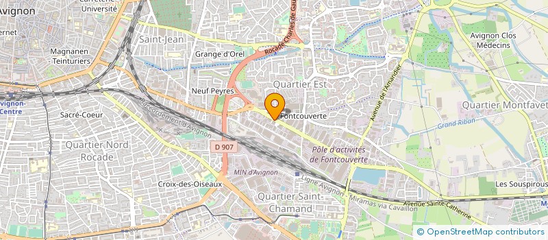 localisation de l'entreprise PC ETANCHEITE à AVIGNON