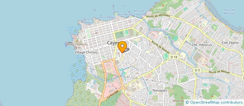localisation de l'entreprise PC FACILE à CAYENNE