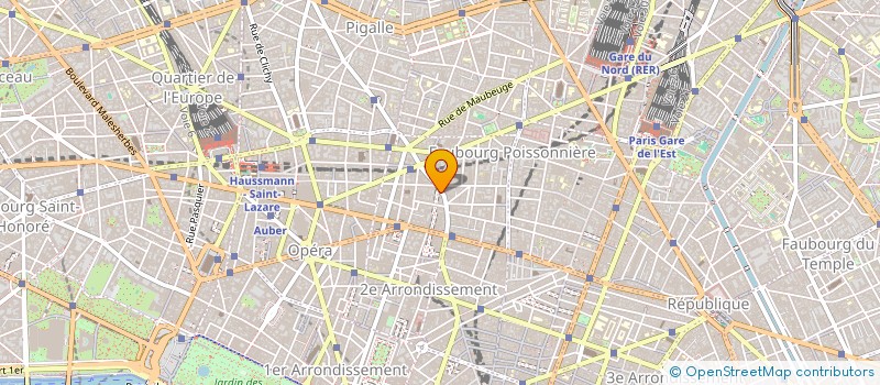 localisation de l'entreprise PC FAST à PARIS