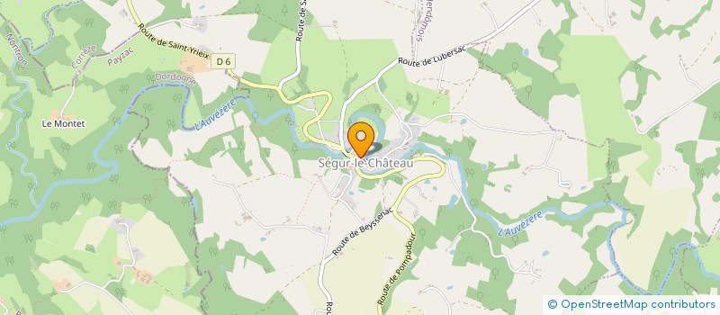 localisation de l'entreprise PC FINANCEMENT  SEGUR-LE-CHATEAU