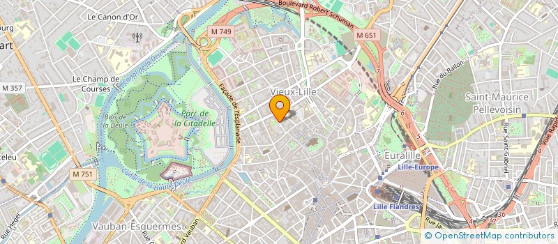 localisation de l'entreprise PC FINANCES à LILLE