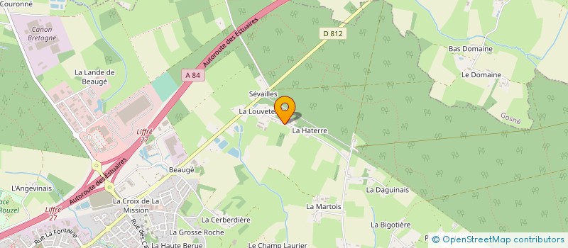 localisation de l'entreprise PC HABITAT à LIFFRE