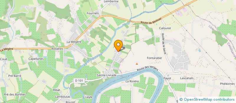 localisation de l'entreprise PC INVESTISSEMENT  MOISSAC