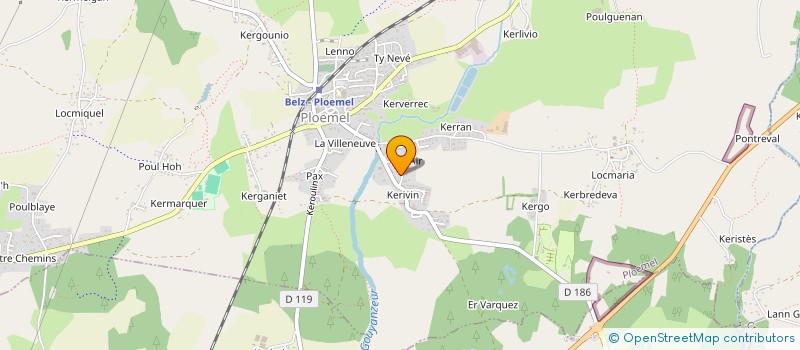 localisation de l'entreprise PC KITESURFING  PLOEMEL